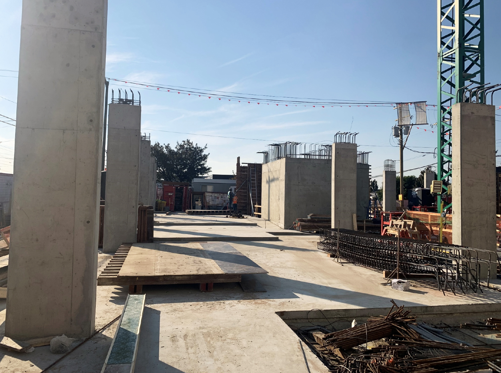 Construction at Slocan and Hastings